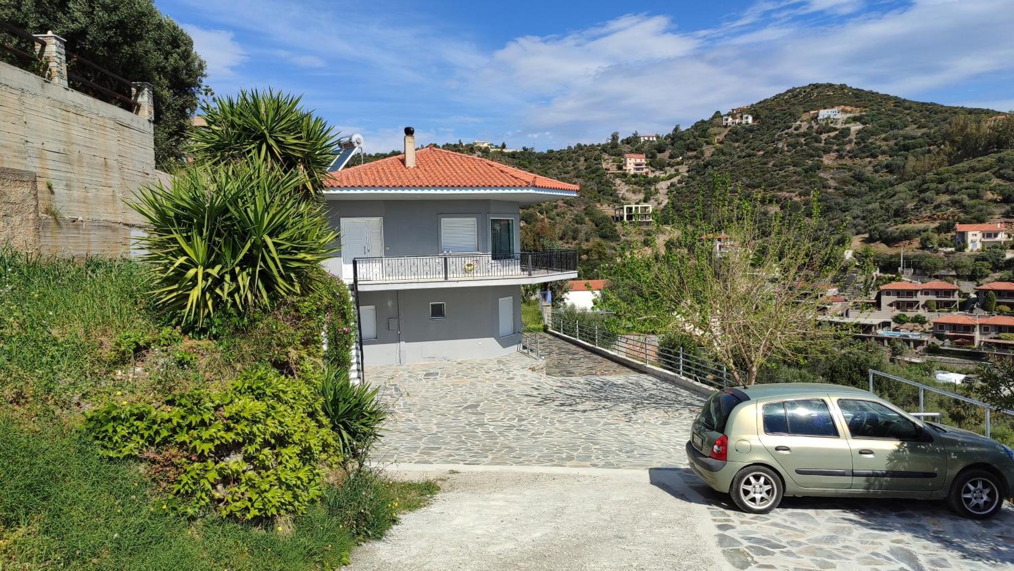 Aegean Beachfront Petriaí Eksteriør bilde